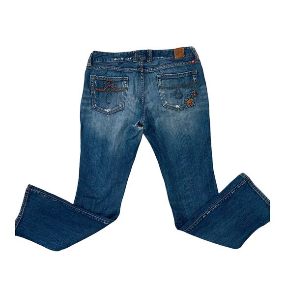 Vintage Embroidered bootcut Lucky Jeans size 29 - Picture 4 of 15